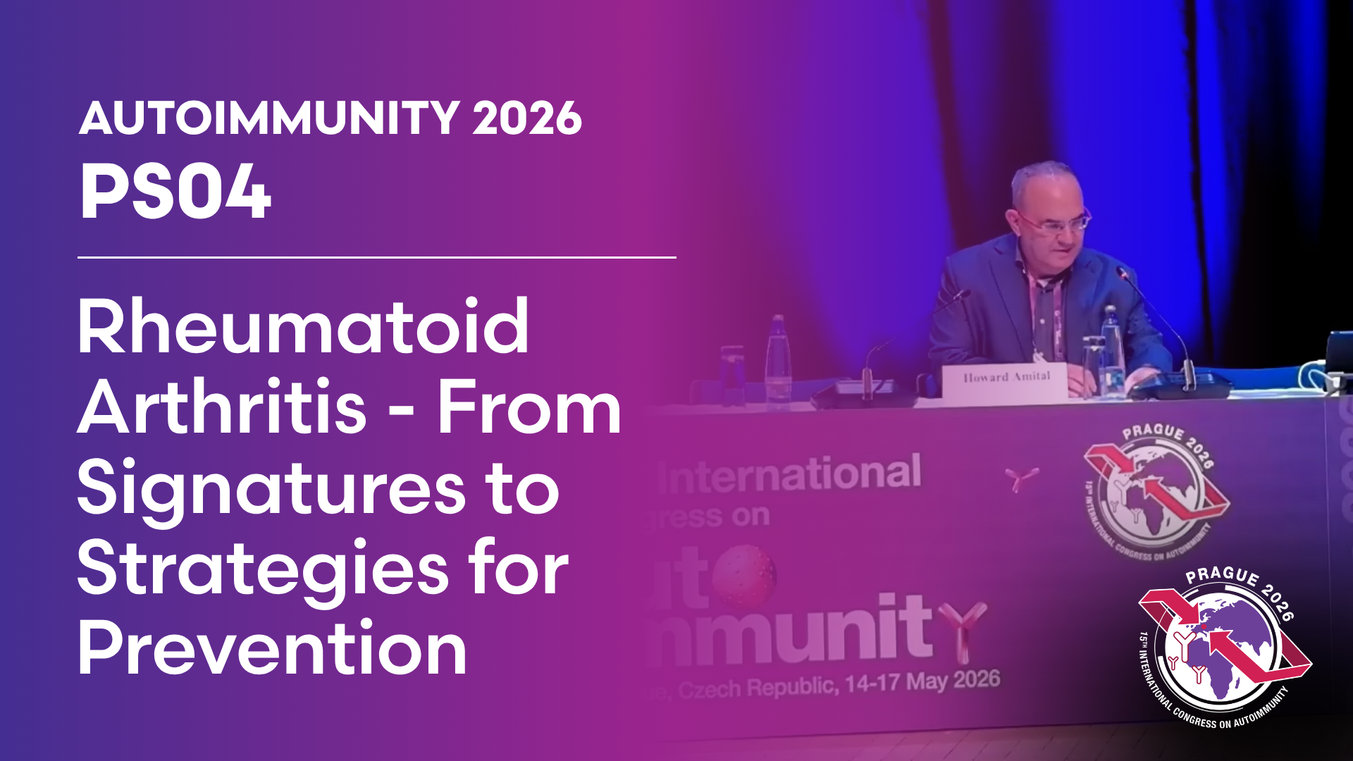 PS04: Rheumatoid Arthritis — From Signatures to Strategies for Prevention